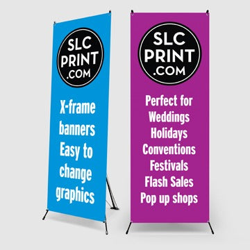 32"x71" X-Frame Full Color Banners